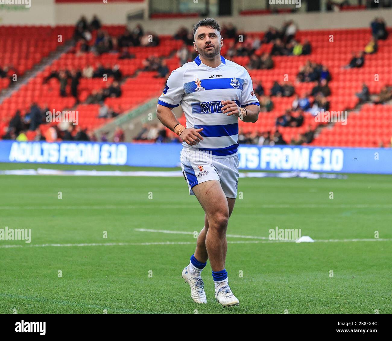 Terry Constantinou of Greece during pregame warm up b before the Rugby