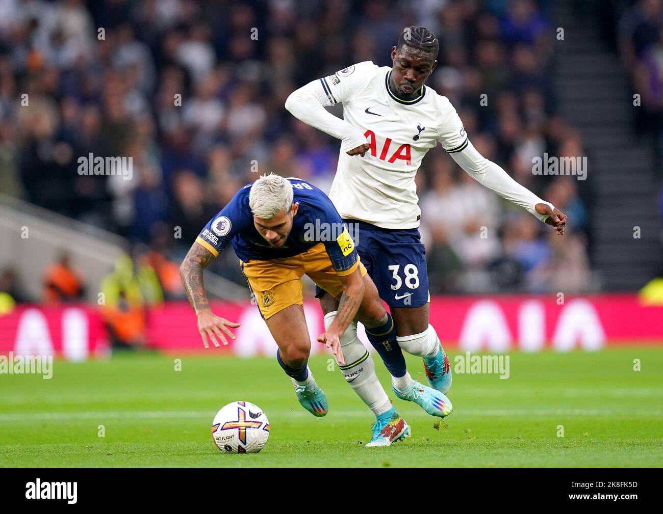 Yves Bissouma #38 of Tottenham Hotspur during the game Stock Photo - Alamy