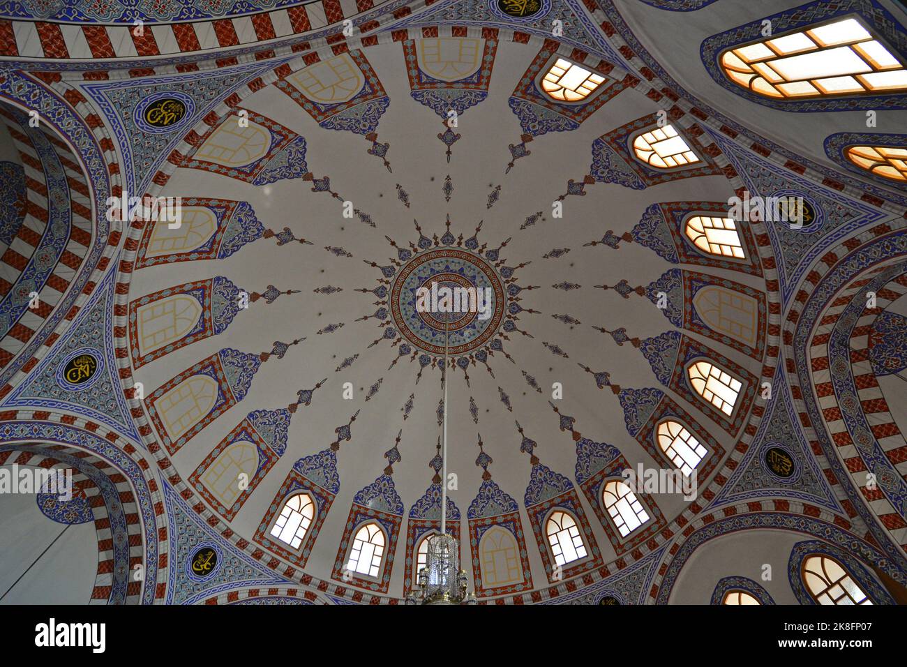 Located in Merzifon, Turkey, the Kara Mustafa Pasha Mosque was built in the 17th century. Stock Photo
