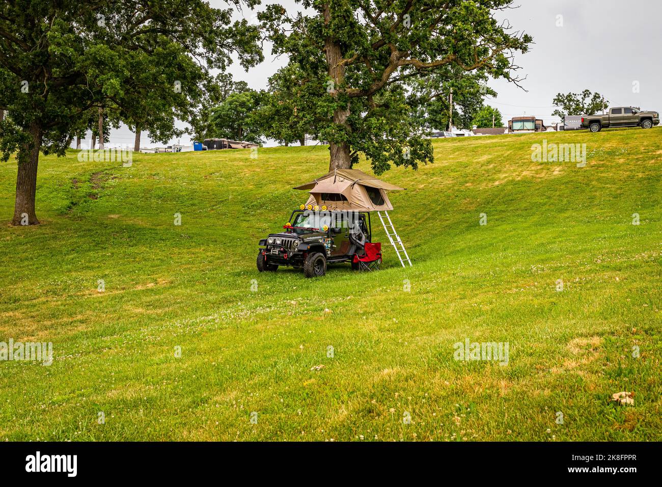 Des Moines, IA July 01, 2022 Wide angle front corner view of a 2015