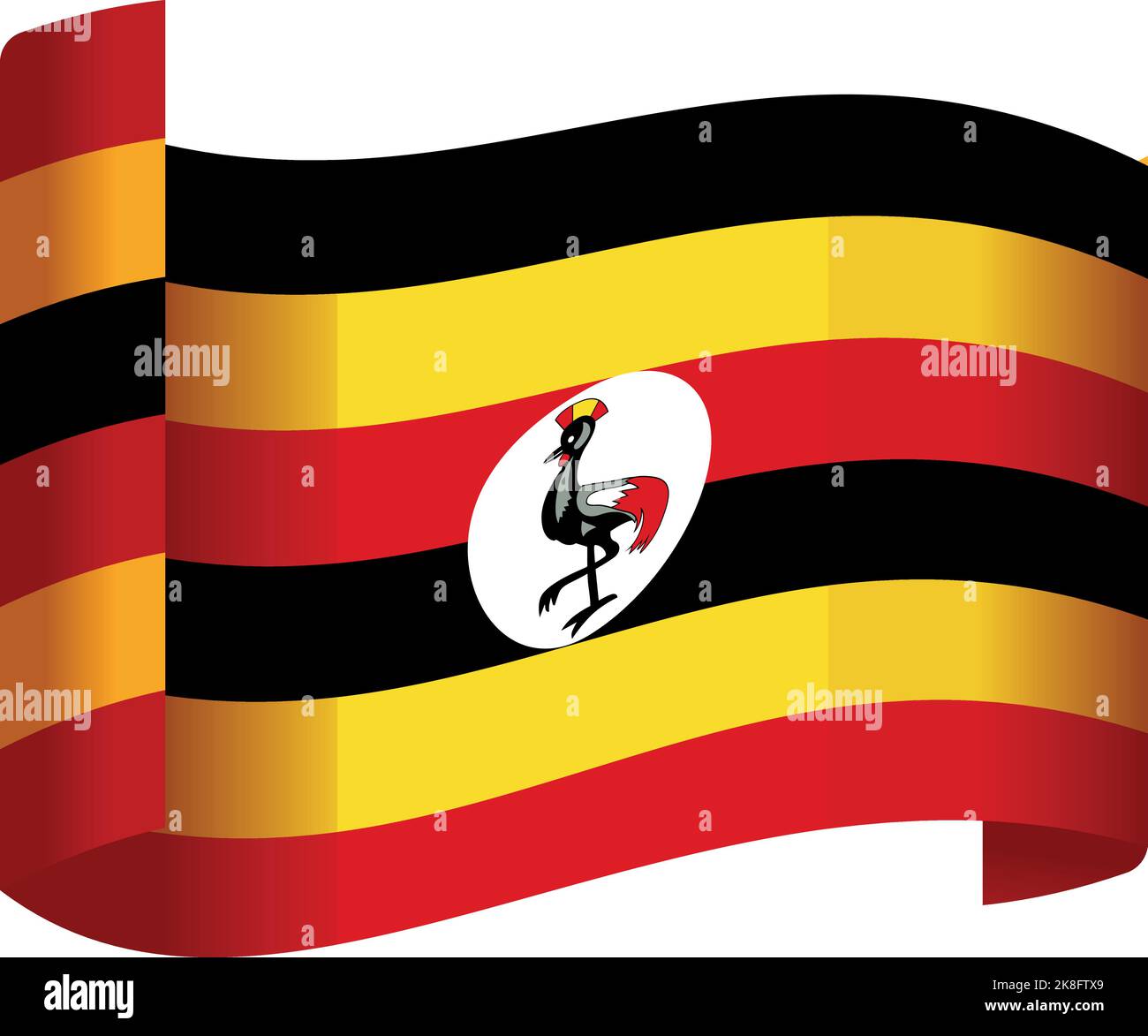 National uganda icon cartoon vector. Independence day. Heroes stand
