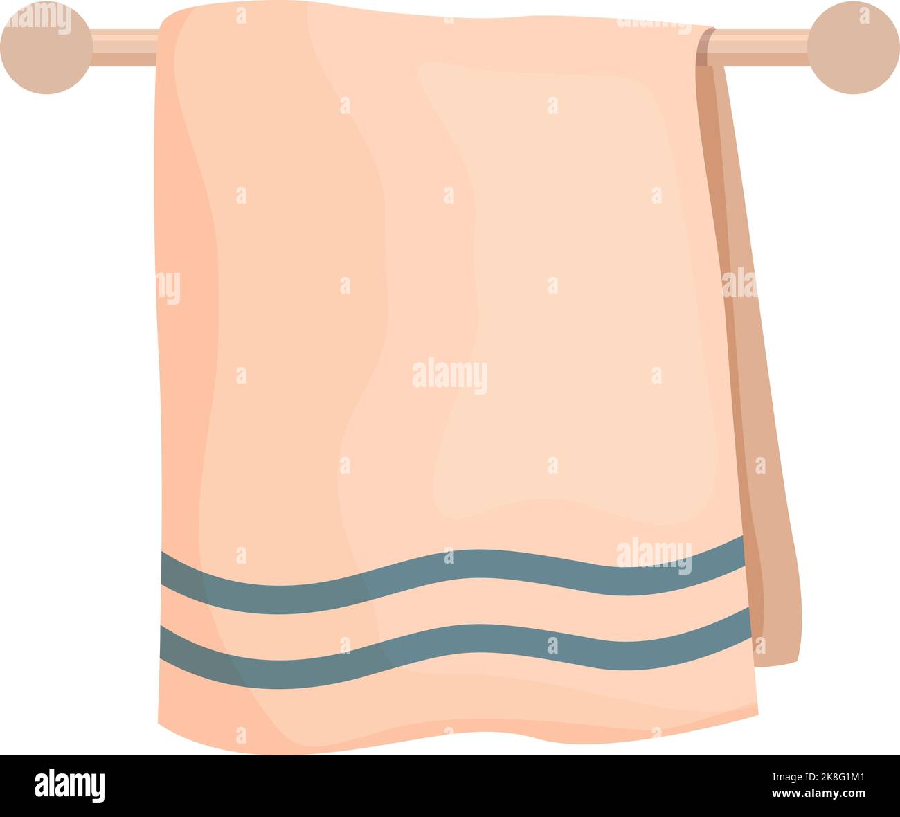 Clean towel icon cartoon vector. Textile hand. Spa home Stock Vector ...