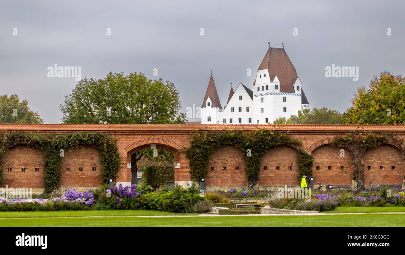 Ingolstadt new castle on a bright autumn day Stock Photo