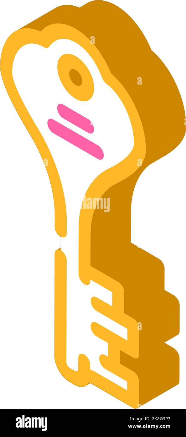 key padlock isometric icon vector illustration Stock Vector Image & Art ...