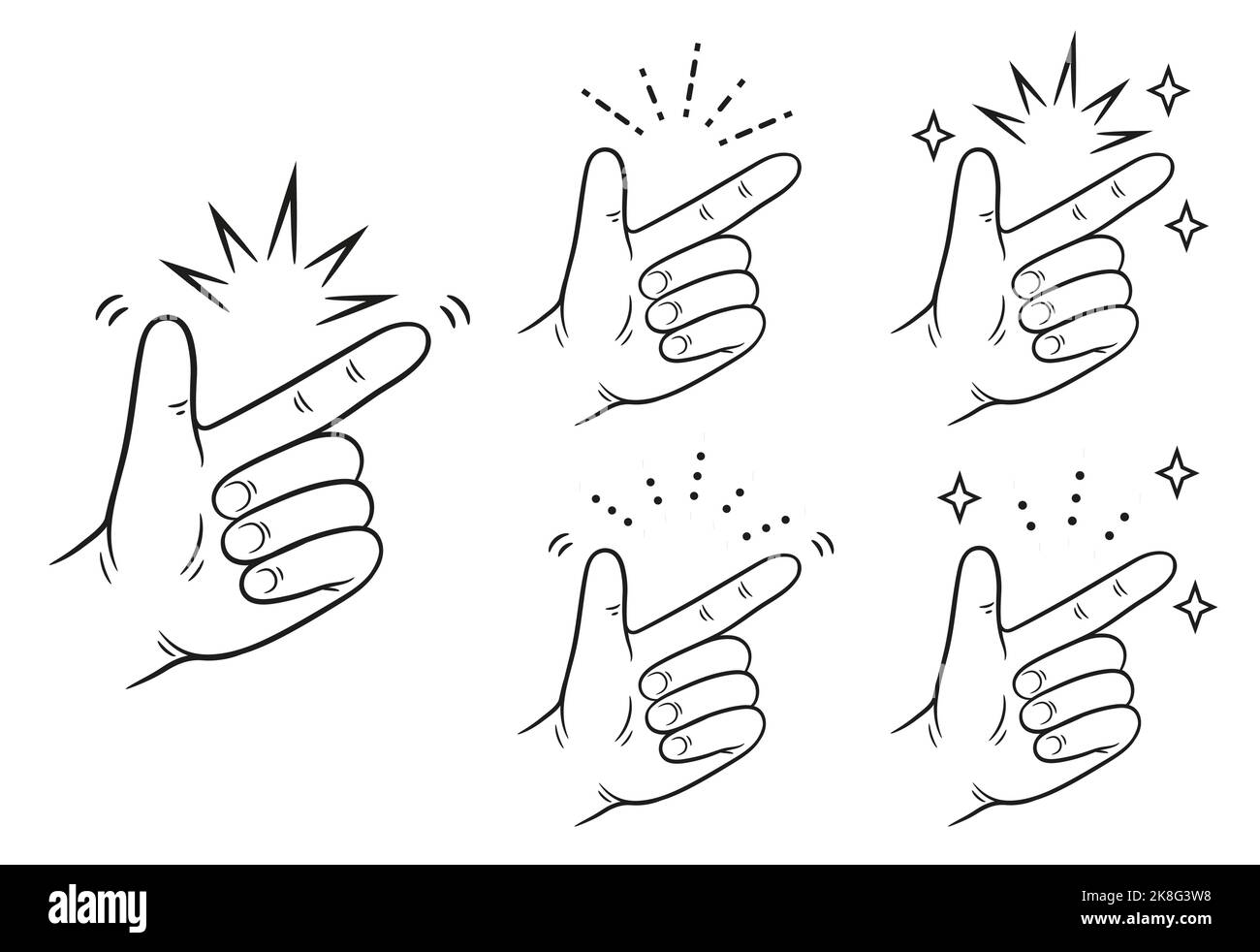 Flick right line icon, finger and hand, gesture sign, vector