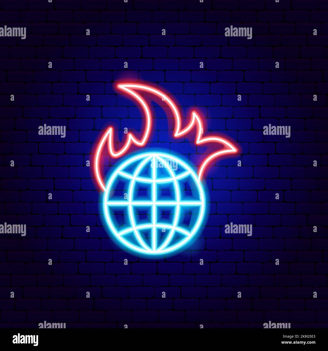 Hot earth Stock Vector Images Alamy