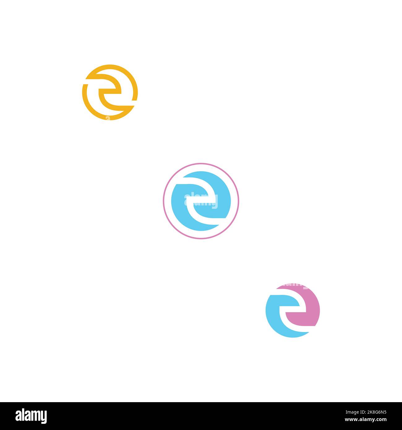 R R Initials Overlap Rp 3d Stock Vector Images - Alamy