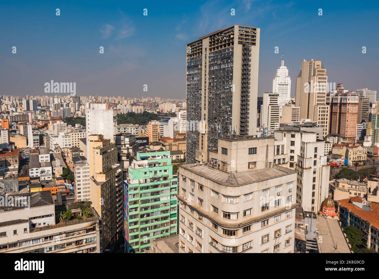 High Rise Buildings of Sao Paulo City Downtown Stock Photo - Alamy