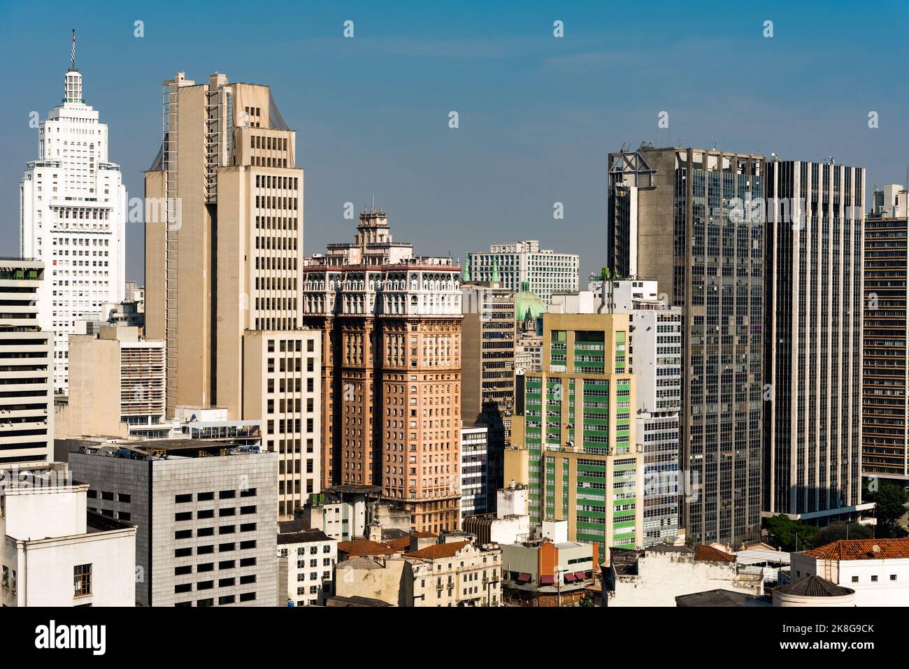 High Rise Buildings of Sao Paulo City Downtown Stock Photo - Alamy