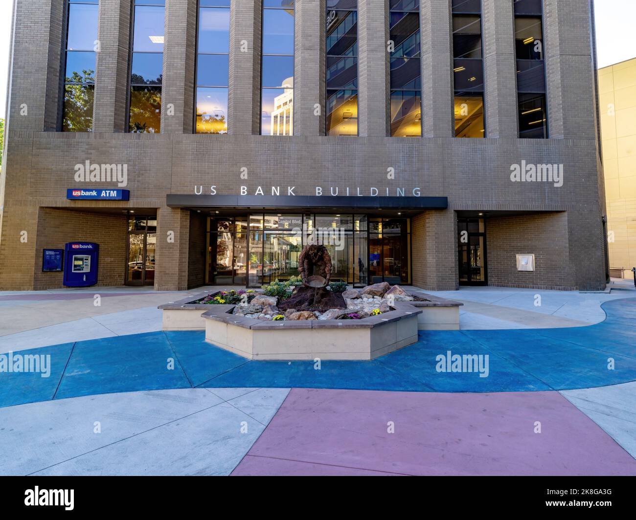 Iconic US Bank in Boise lobby entrance Stock Photo Alamy