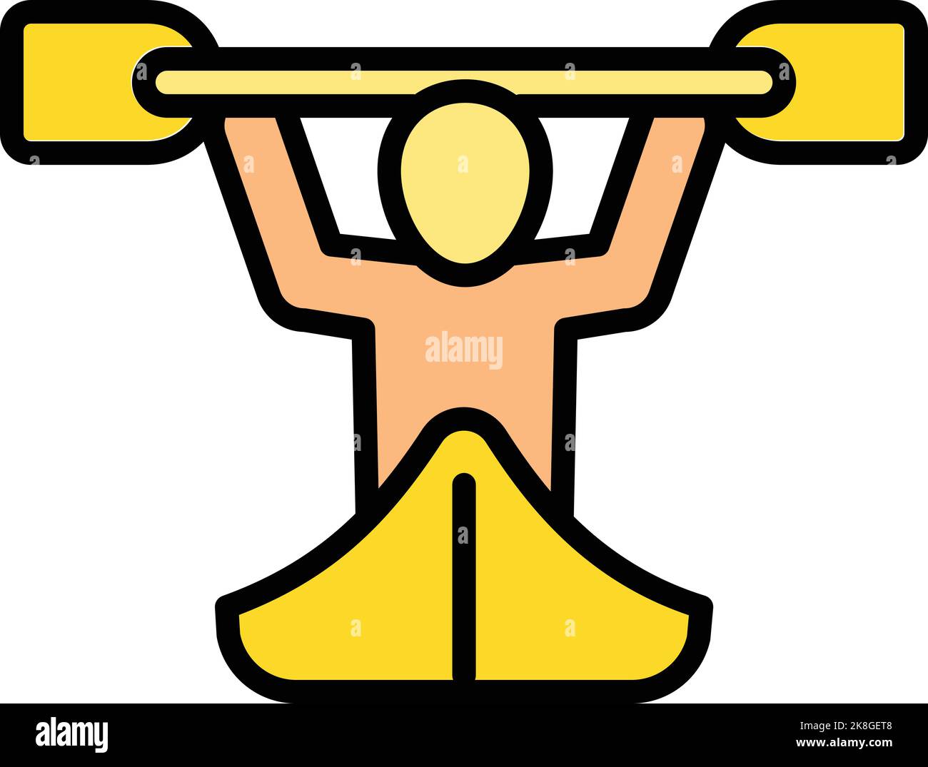 People kayak icon outline vector. Canoe boat. River adventure Stock ...