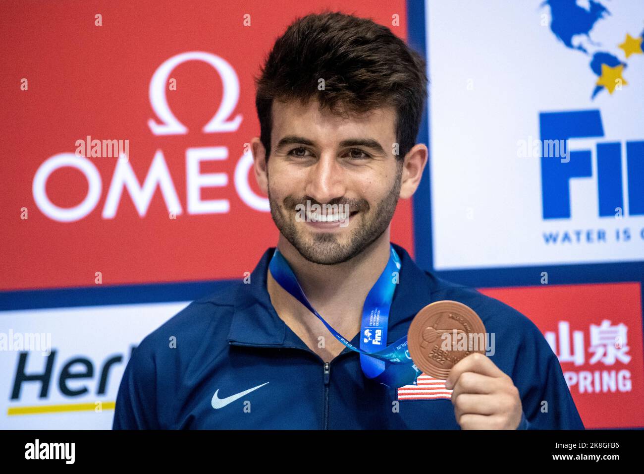 Berlin, Germany. 23rd Oct, 2022. Water diving World Cup, award