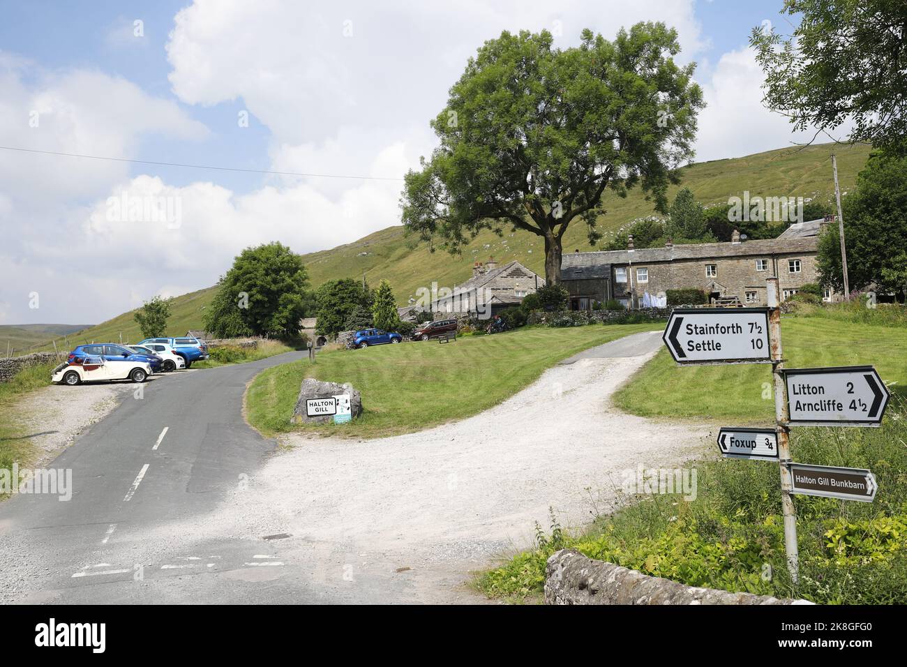 Halton Gill, a village in Littondale in the Yorkshire Dales. Upper Wharfedale, UK Stock Photo