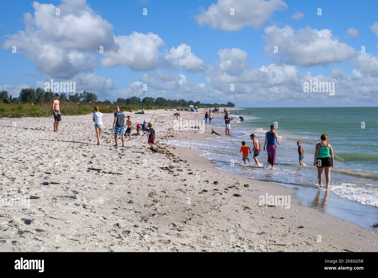 Bowman’s Beach prior to Hurricane Ian on Sanibel Island in Florida. Stock Photo
