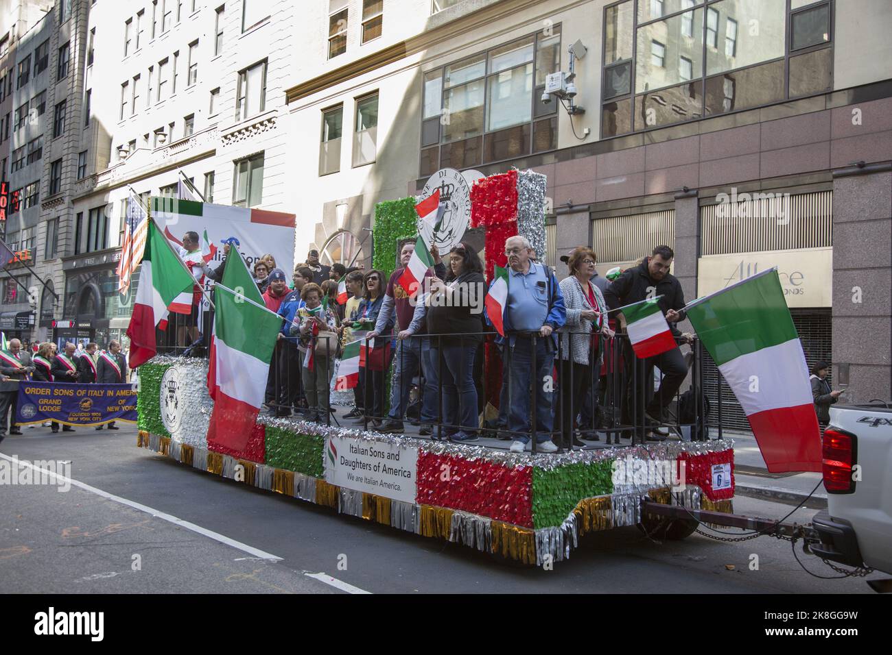 Columbus Day Parade on 5th Avenue in New York CIty. With recent attacks