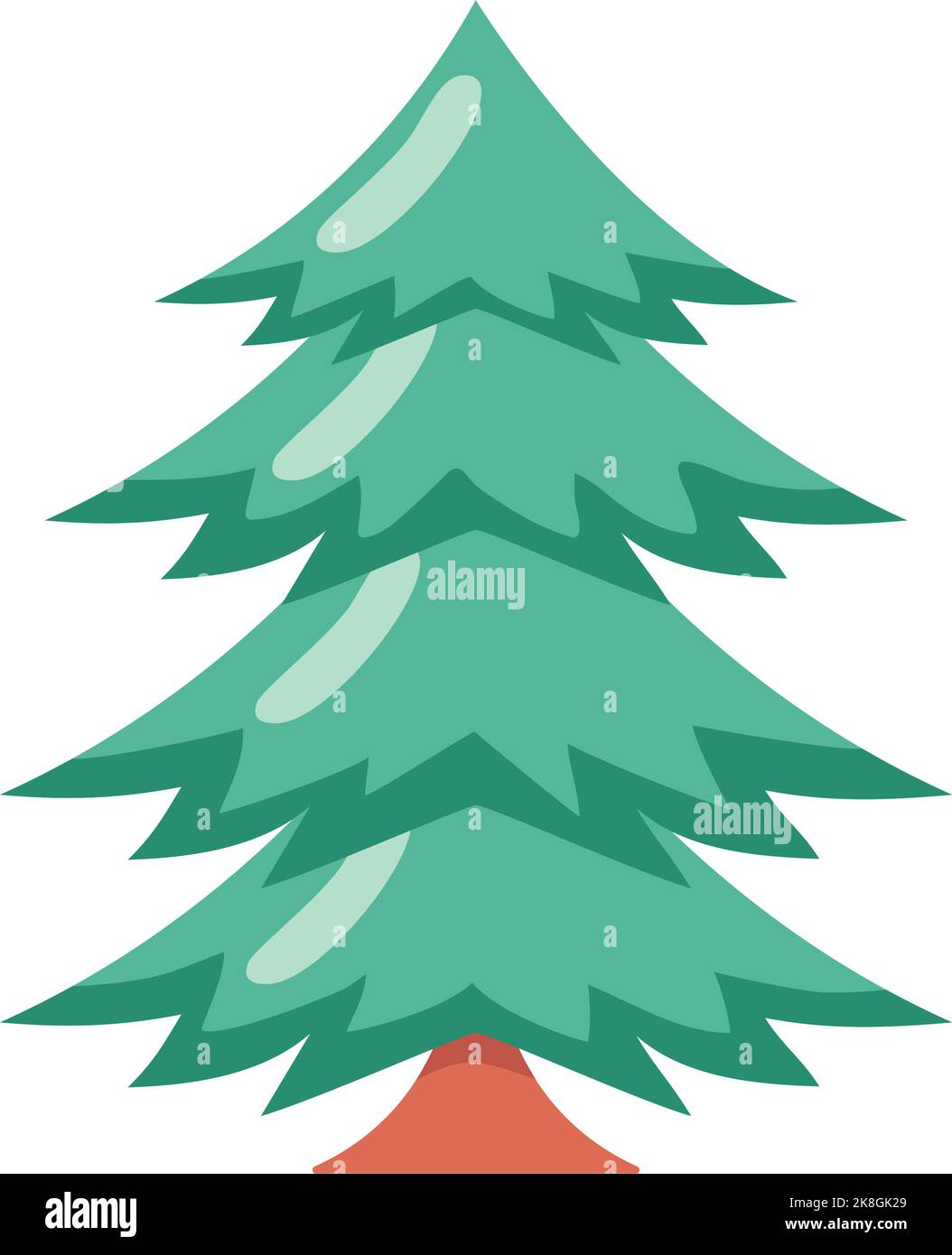pine tree plant forest nature icon Stock Vector Image & Art - Alamy