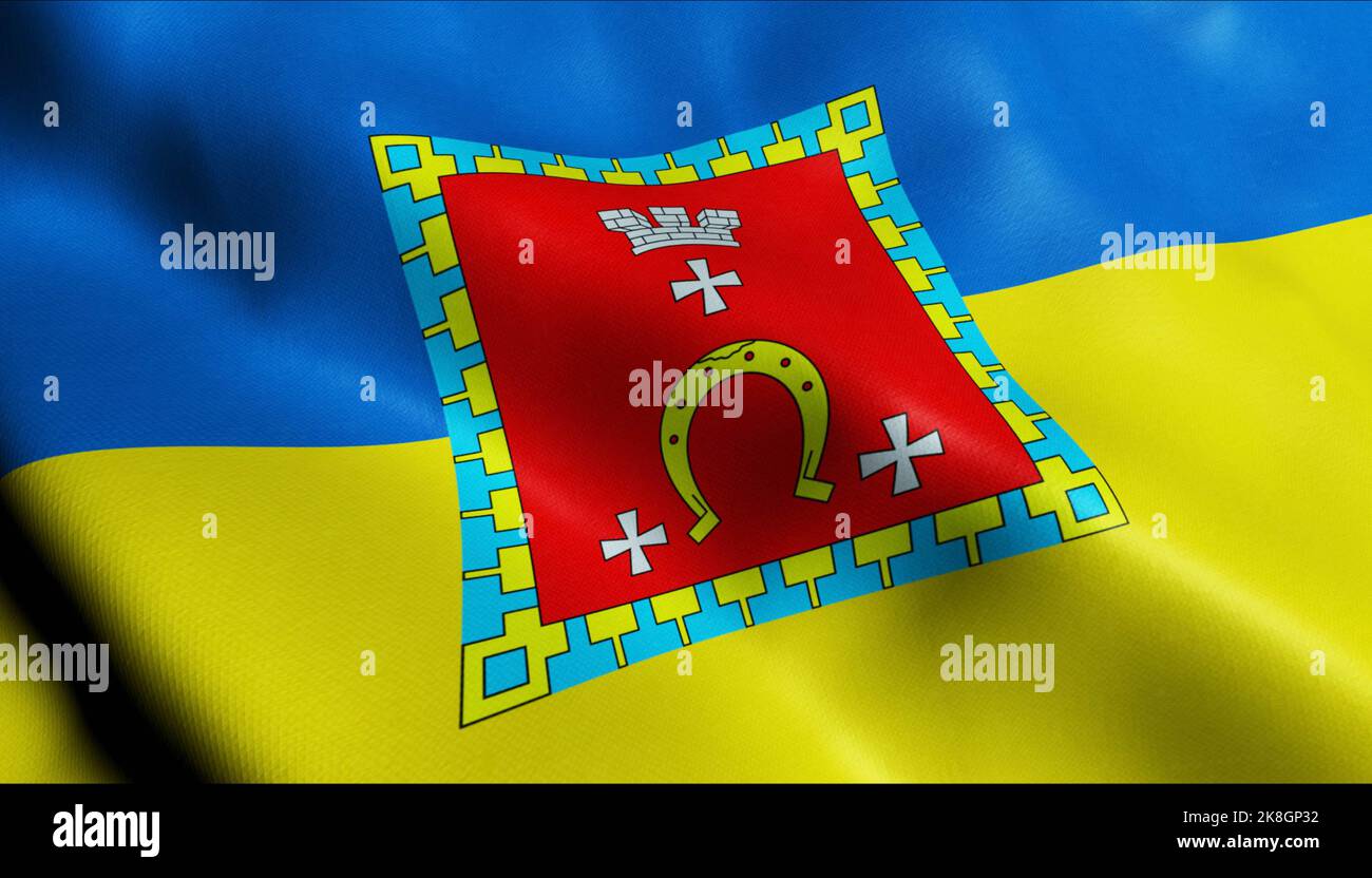 3d waved flag og hi-res stock photography and images - Alamy