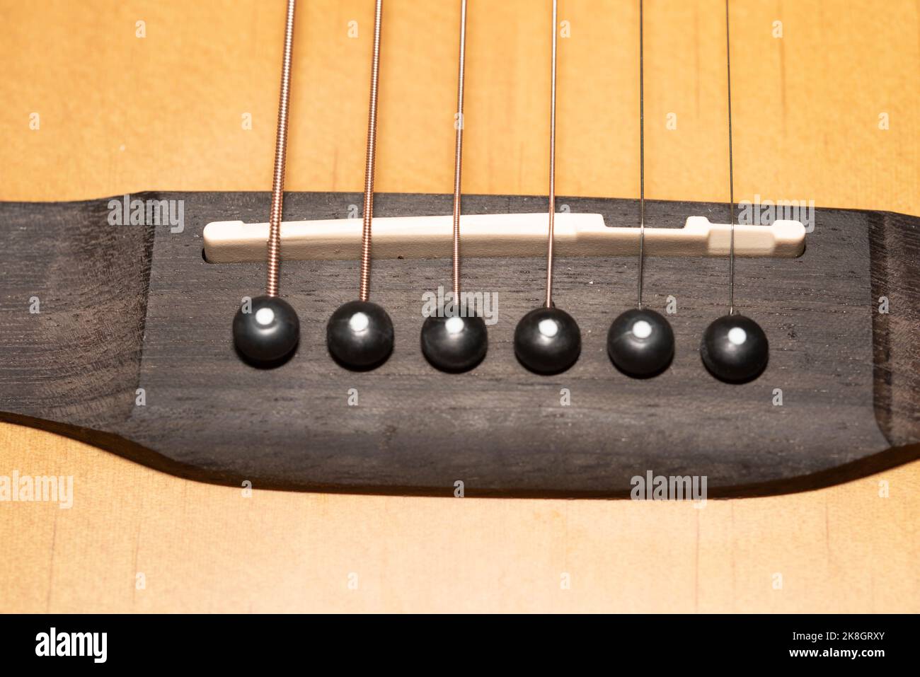 Taken in the home studio Images of both an Acoustic and Resonator Guitars. shots maybe ideal for Music book/Album covers Stock Photo