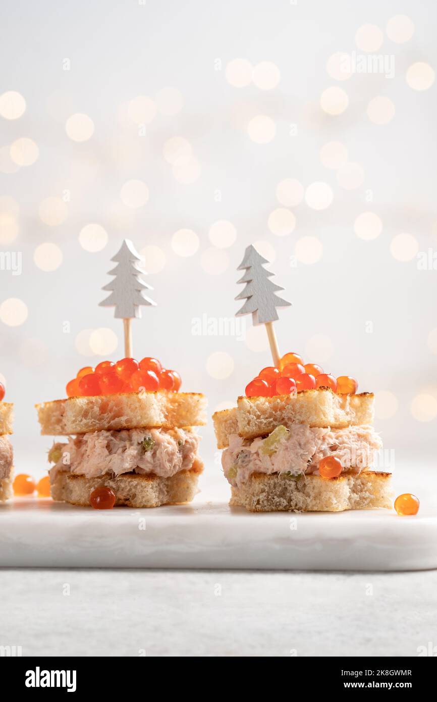 Smoked Salmon, Cream Cheese, Dill and Horseradish Pate for Christmas