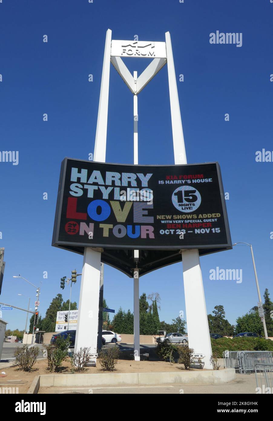 Inglewood, California, USA 19th October 2022 Harry Styles Love on Tour