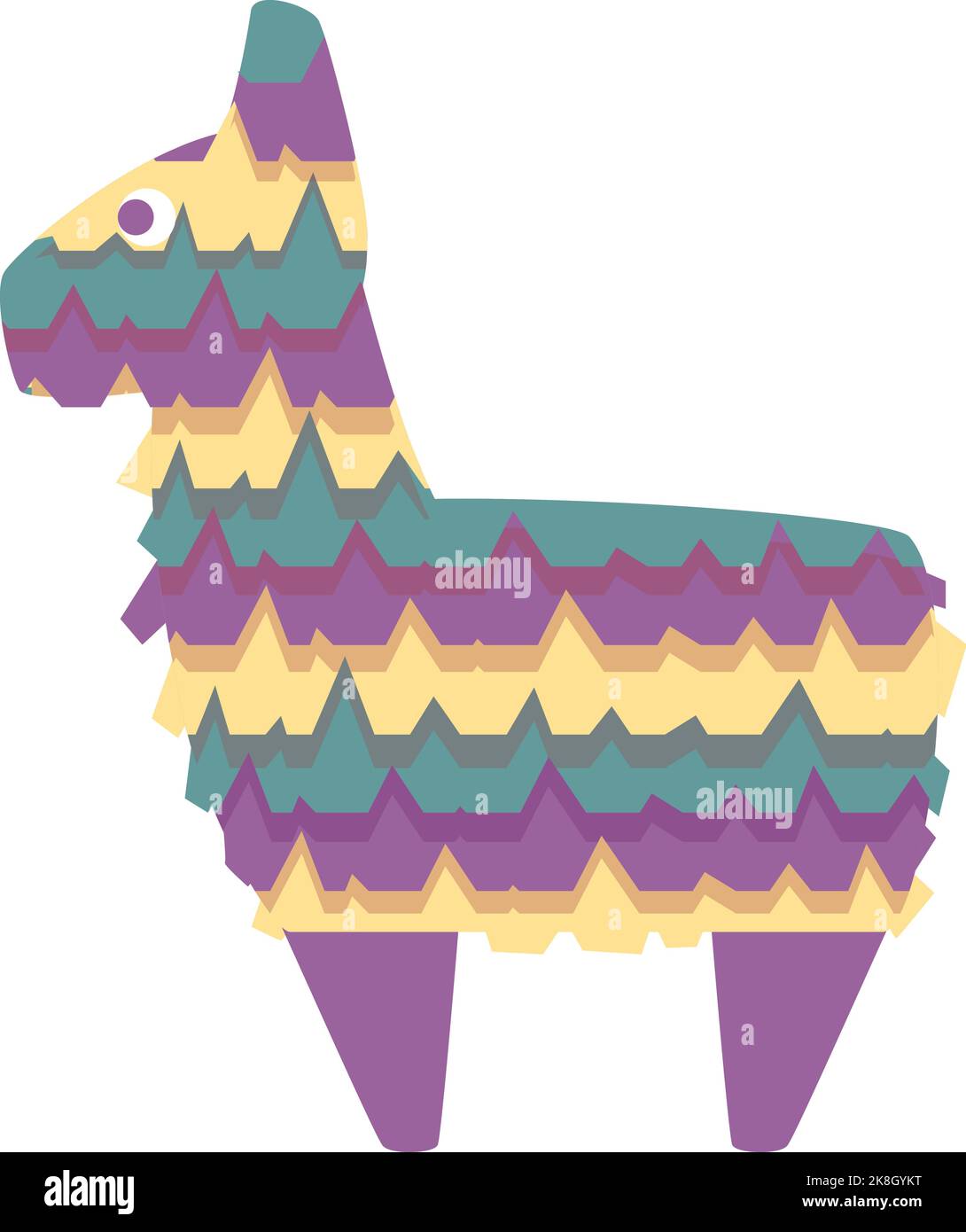 Candy pinata icon cartoon vector. Carnival pinata. Cute mayo Stock ...