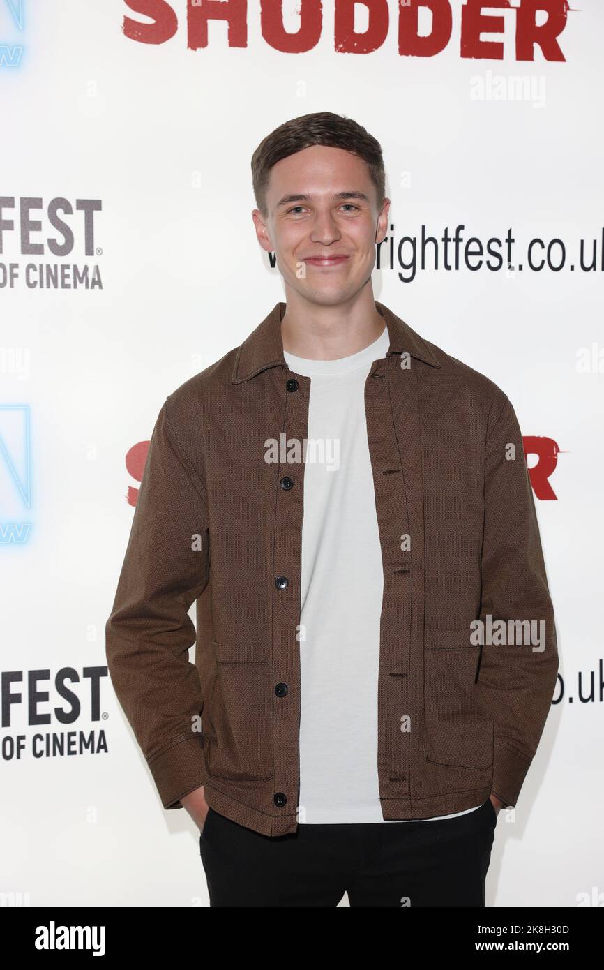 Oscar Kennedy attends 'WRECK' film premiere at Arrow FrightFest held at