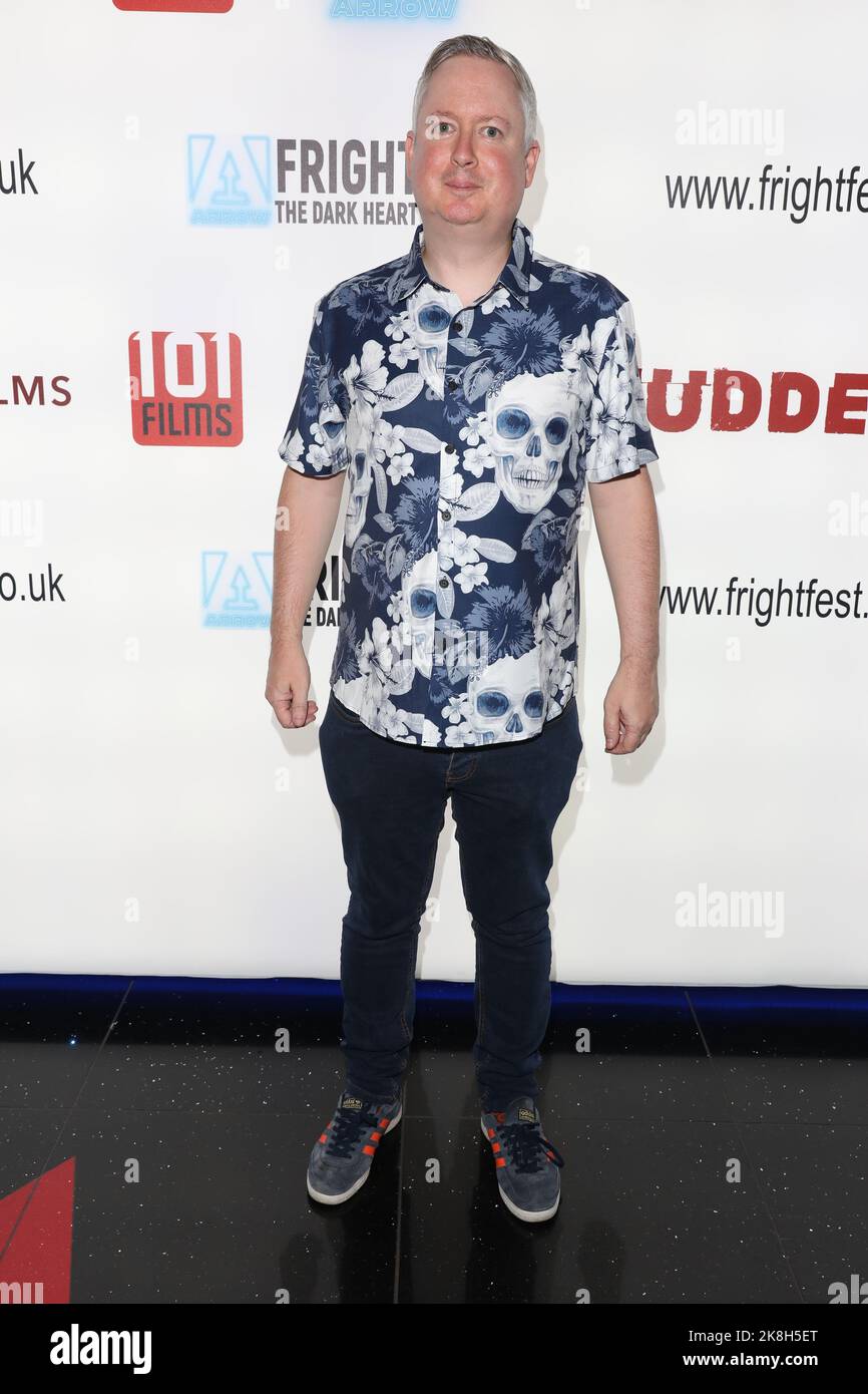 Andy Edwards attends 'Midnight Peepshow' film premiere at Arrow