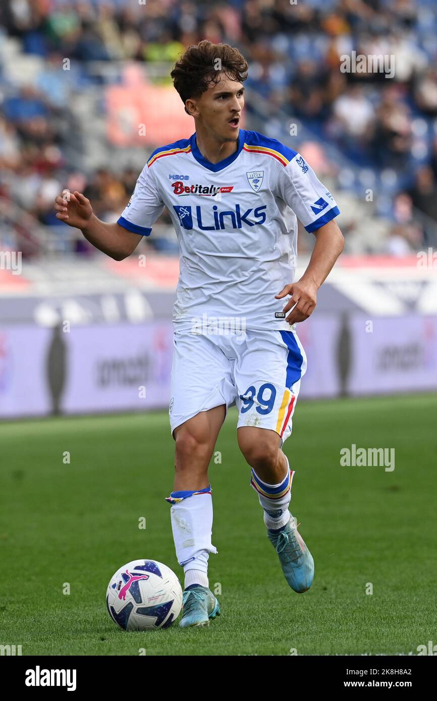 Poblo Rodriguez (Us Lecce) in action during the italian soccer Serie A