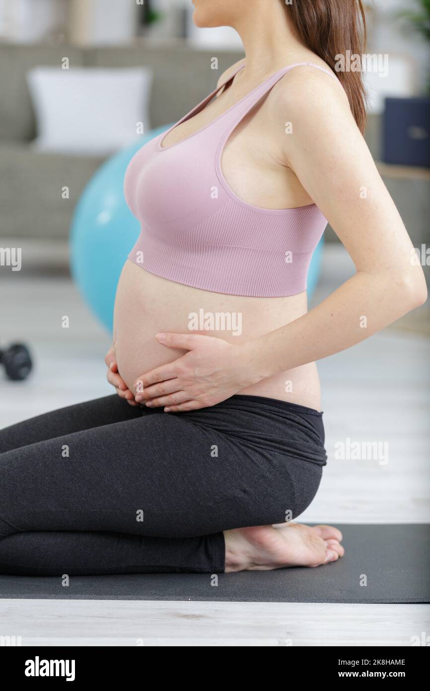  Motherhood Maternity Workout Over the Belly Pregnancy