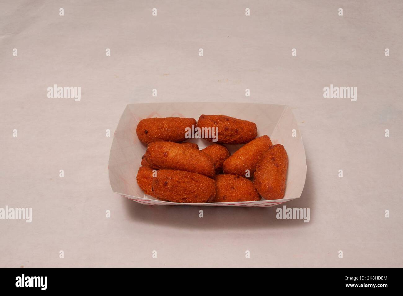 Delicious southern American cuisine known as hushpuppies Stock Photo