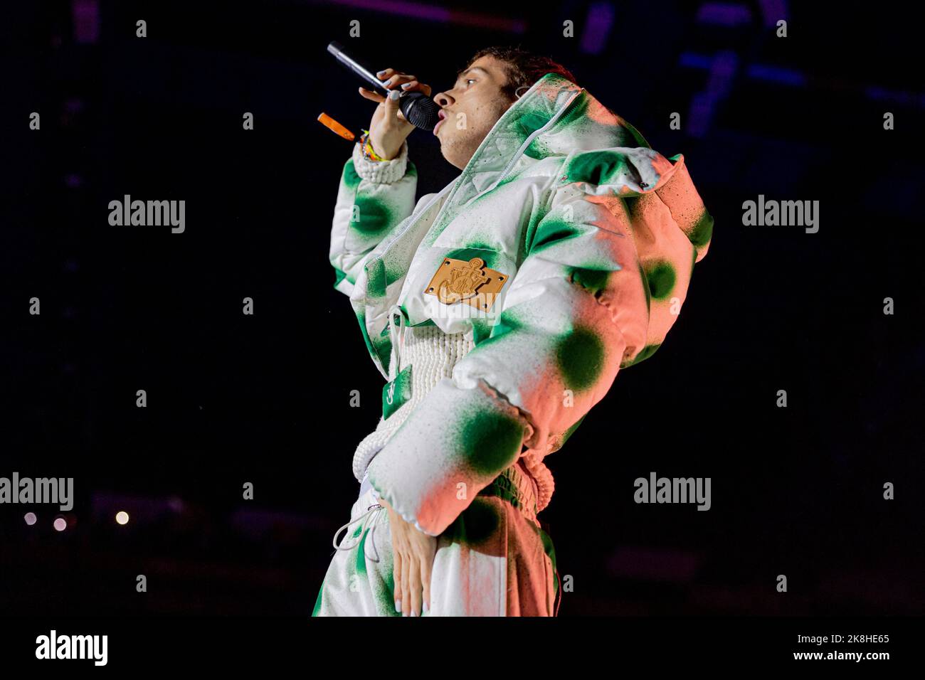 Milan Italy 23 October 2022 Sangiovanni Cadere Volare Tour live at