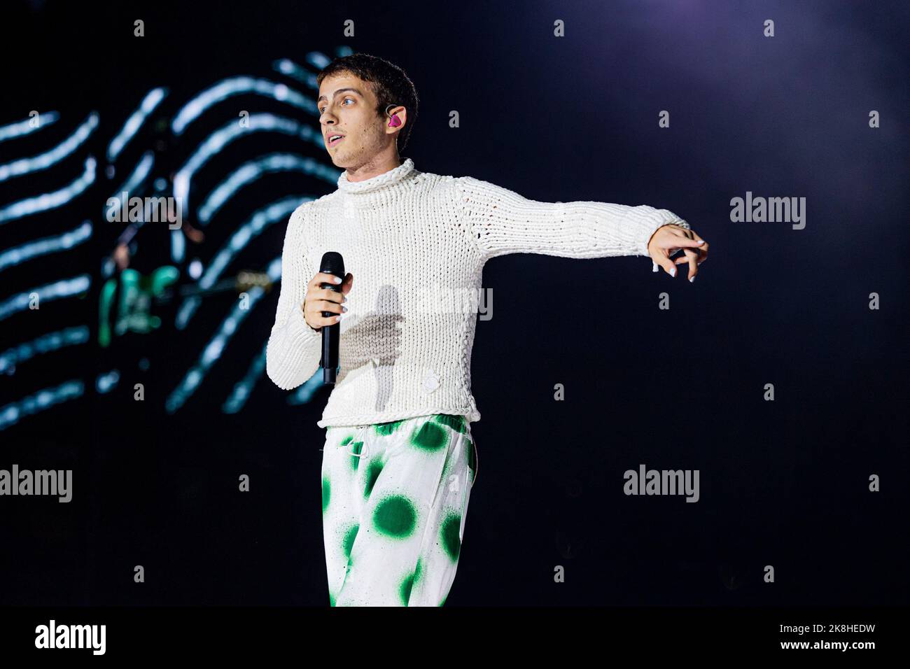 Milan Italy 23 October 2022 Sangiovanni Cadere Volare Tour live at
