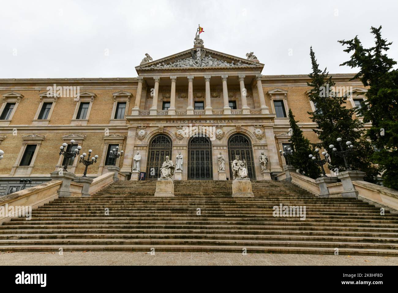 National Library of Spain (Biblioteca Nacional de Espana) is a major