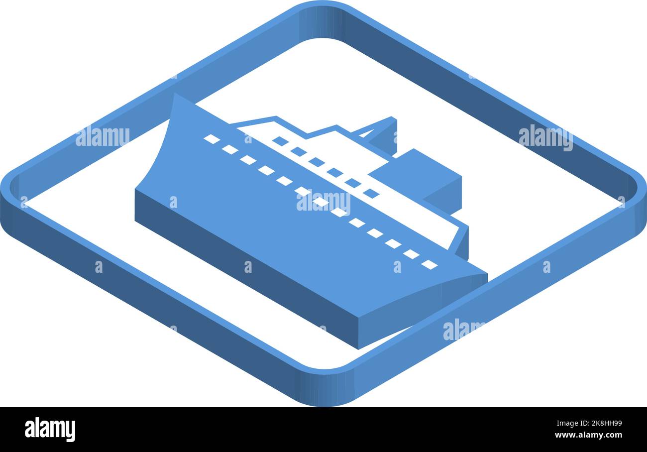 Cargo ship birds eye view Stock Vector Images - Alamy
