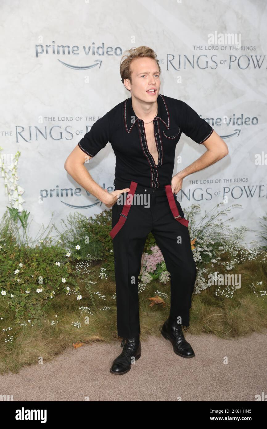 Will Fletcher attends the World premiere of "The Lord Of The Rings The Rings Of Power" in