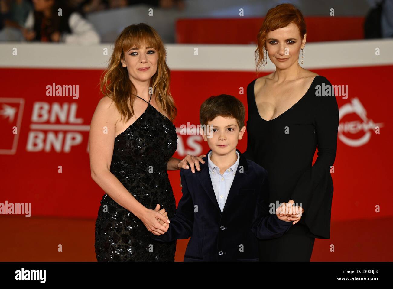 Rome, Italy - October 22: Leone Cardaci, Sara Lazaro and Camilla