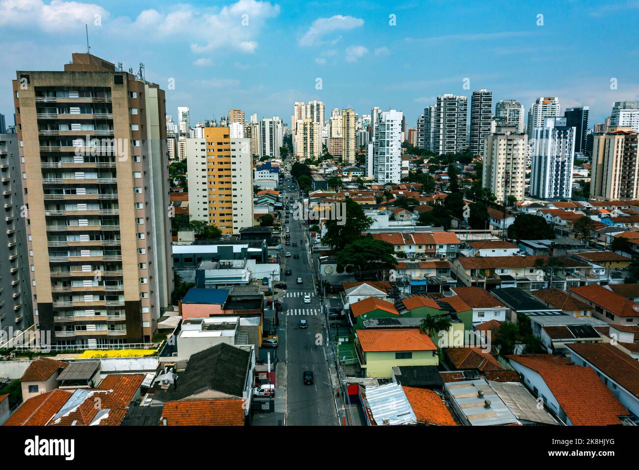 Sao Paulo city, Brazil. Brooklin district. Stock Photo