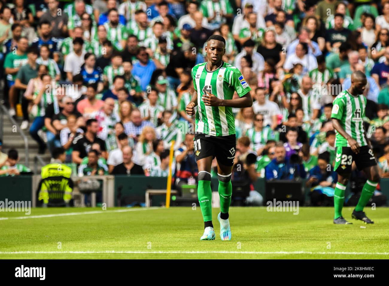 SEVILLA, SPAIN - OCTOBER 23: Luiz Henrique of Real Betis Balompie during the match between Real Betis Balompie and Atletico de Madrid CF of La Liga Santander on August 27, 2022 at Mestalla in Valencia, Spain. (Photo by Samuel Carreño/PxImages) Stock Photo