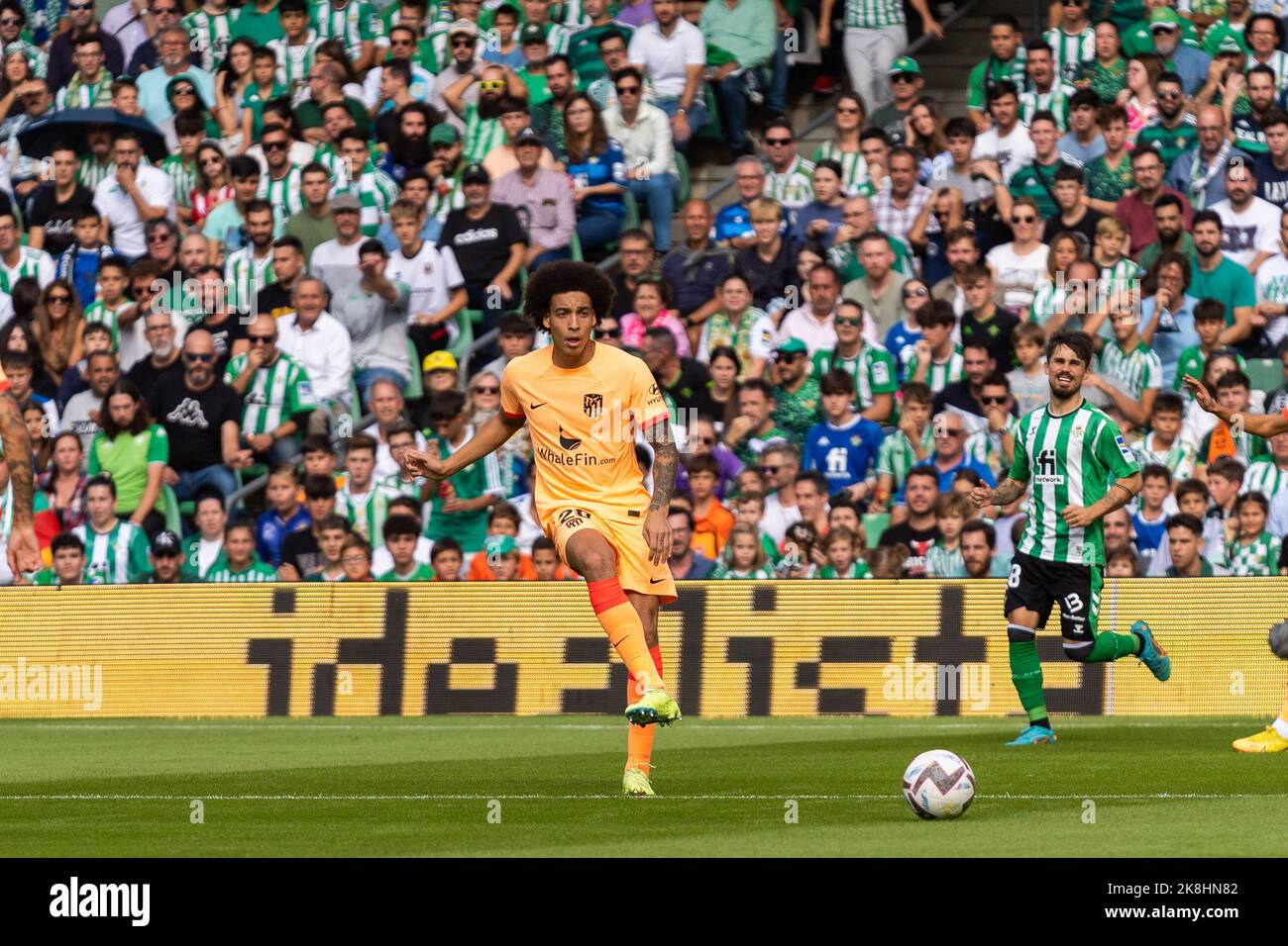 Seville, Spain. 23rd Oct, 2022. Axel Witsel of Atletico de Madrid seen in action during the La Liga Santander 2022/2023 match between Real Betis and Atletico de Madrid at Benito Villamarin Stadium.(Final Score; Real Betis 1:2 Atletico de Madrid) Credit: SOPA Images Limited/Alamy Live News Stock Photo