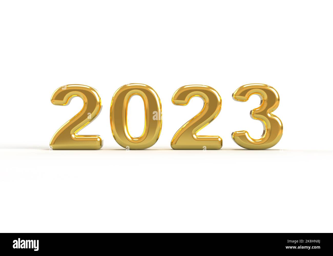 3D illustration Numbers 2025 Gold isolated on a white background.(with  Clipping Path Stock Photo - Alamy