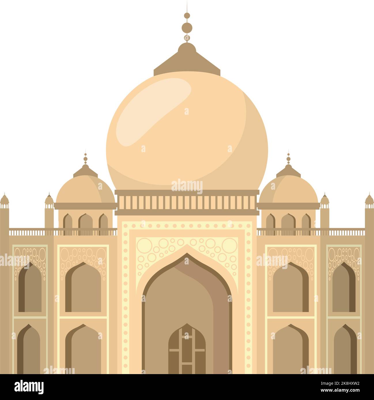 taj mahal famous landmark icon Stock Vector Image & Art - Alamy