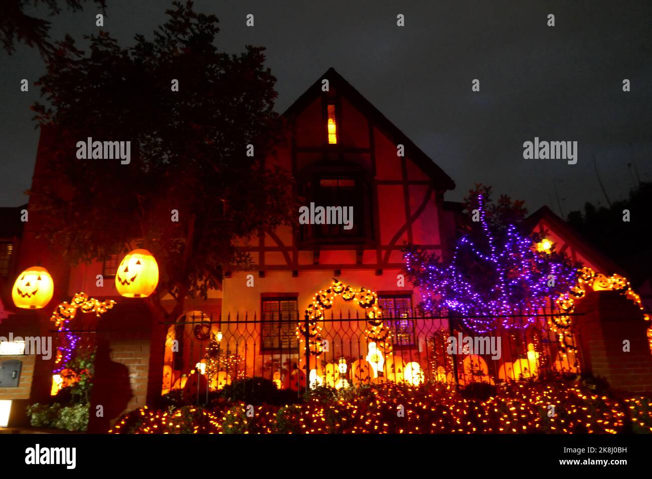 Toluca Lake, California, USA 22nd October 2022 Halloween Pumpkins