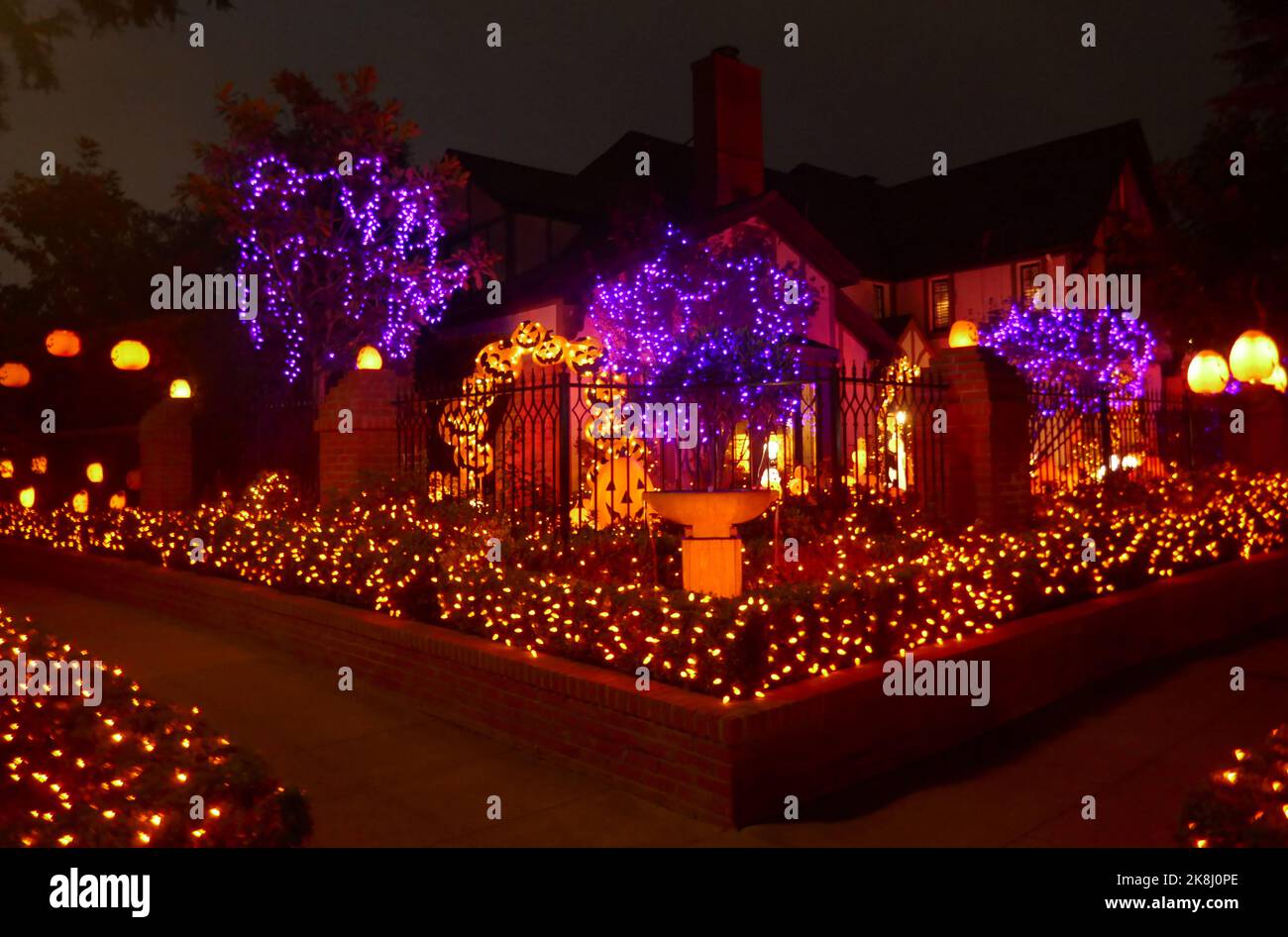 Toluca Lake, California, USA 22nd October 2022 Halloween Pumpkins