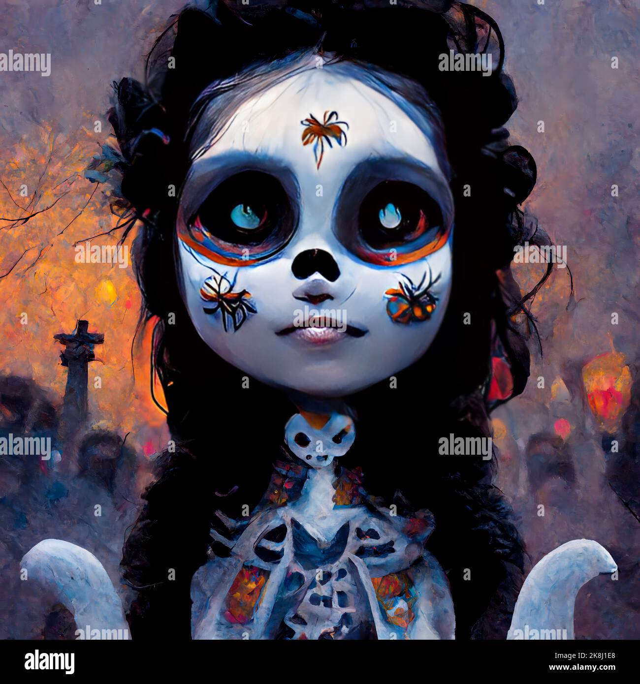sugar-skull-decorated-skeletons-celebrating-the-day-of-the-dead
