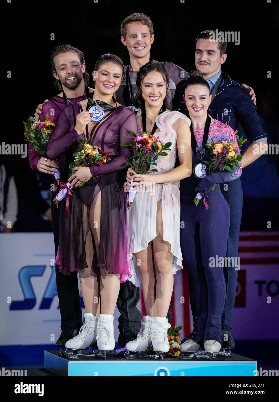 Norwood, Massachusetts, USA. 23 October, 2022. Kaitlin Hawayek and Jean