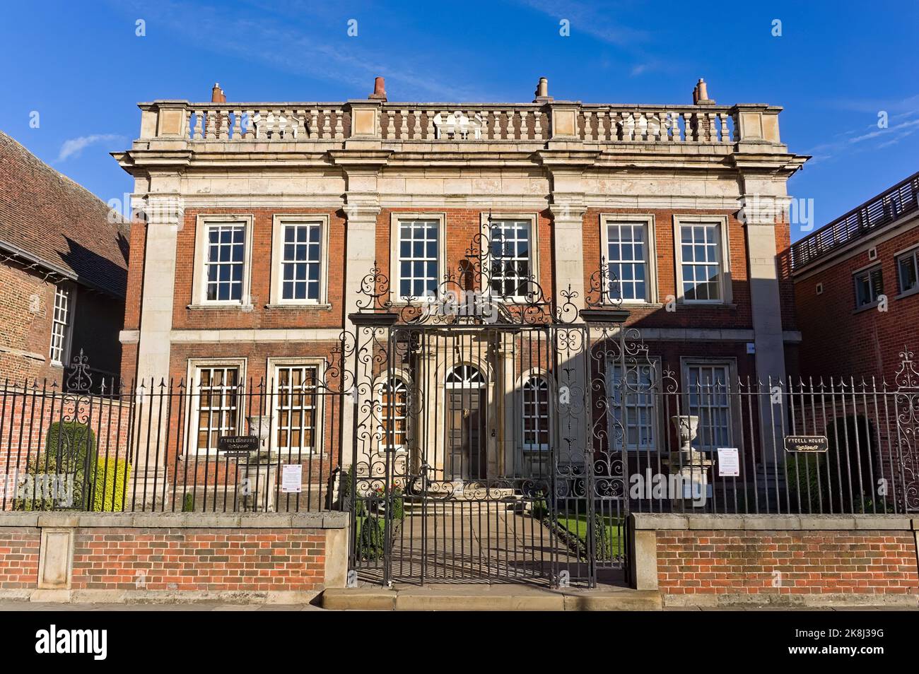 Fydell House on South St. A Queen Anne Period House exhibition & Wedding Venue. Stock Photo