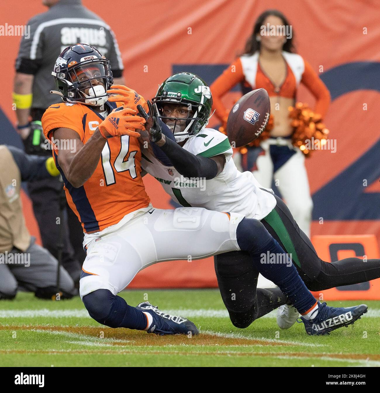 Denver, Colorado, USA. 23rd Oct, 2022. Broncos WR COURTLAND SUTTON ...