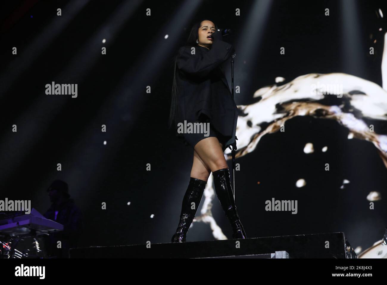 Ella Mai performs during The Mary J. Blige Good Morning Gorgeous Tour