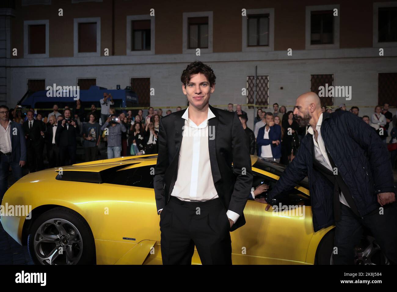 Rome, Italy - October 23, 2022: Giovanni Antonacci attends the red carpet for 'Lamborghini - The Man Behind the Legend' at Alice Nella Città during the 17th Rome Film Festival. Stock Photo