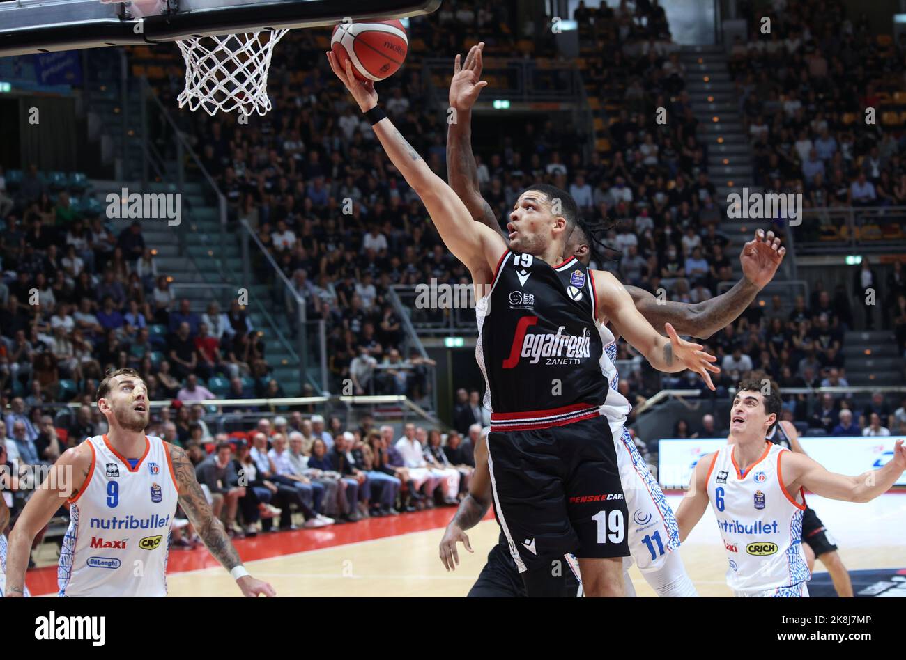 Iffe Lundberg (Segafredo Virtus Bologna) during the italian basketball